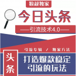 今日头条引流技术4.0，微头条实战细节，微头条引流核心技巧分析，快速发布引流玩法