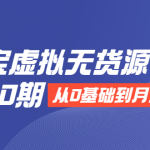 淘宝虚拟无货源电商第10期：从0基础到月入N万，全程实操，可批量操作