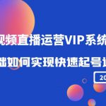 2022短视频直播运营VIP系统课：零基础如何实现快速起号运营（价值2999元）