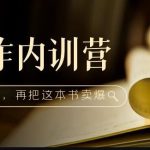 写作内训营：百万级大佬教你如何写一本好书，再把这本书卖爆！