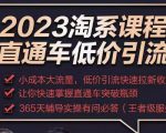 2023直通车低价引流玩法课程，小成本大流量，低价引流快速拉新收割，让你快速掌握直通车突破瓶颈