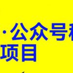 路飞·公众号稳定副业项目，你只要无脑去推广，粉丝和收入，自然就来了