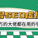 公众号SEO虚拟资料，操作简单，日入500+，可批量操作【揭秘】