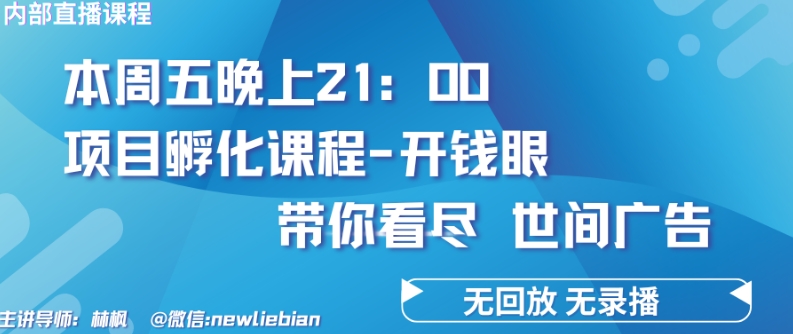 4.26日内部回放课程《项目孵化-开钱眼》赚钱的底层逻辑【揭秘】（项目孵化机制）-拾希学社