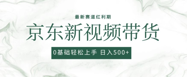 2024最新京东视频带货项目，最新0粉强开无脑搬运爆款玩法，小白轻松上手【揭秘】（京东相关视频）-拾希学社