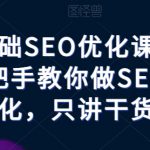 零基础SEO优化课程，手把手教你做SEO优化，只讲干货