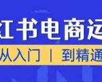 小红书电商运营课，从入门到精通，带你抓住又一个赚钱风口