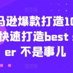 亚马逊爆款打造10大招，快速打造best seller 不是事儿