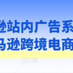 亚马逊站内广告系列课，亚马逊跨境电商教程