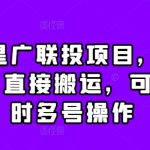 抖音星广联投项目，单号1k ，直接搬运，可以同时多号操作【揭秘】