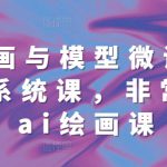 ai绘画与模型微调基础进阶系统课，非常全面ai绘画课(68节)