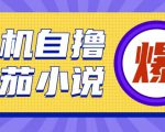 首发云手机自撸小说玩法，10块钱成本可撸200+收益操作简单【揭秘】