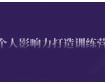 个人影响力打造训练营，掌握公域引流、私域运营、产品定位等核心技能，实现从0到1的个人IP蜕变