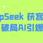 DeepSeek 获客训练营，破局AI引爆营销