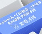 DeepSeek从入门到精通：7大场景 50大案例 全套提示词【文档】